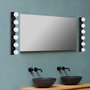 Opviq Mirro - 12235 Lámpara de pared negra y dorada